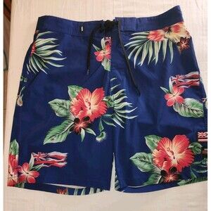 Vans Men's Mixed Volley  Floral Hybrid Boardshorts Size Size 31